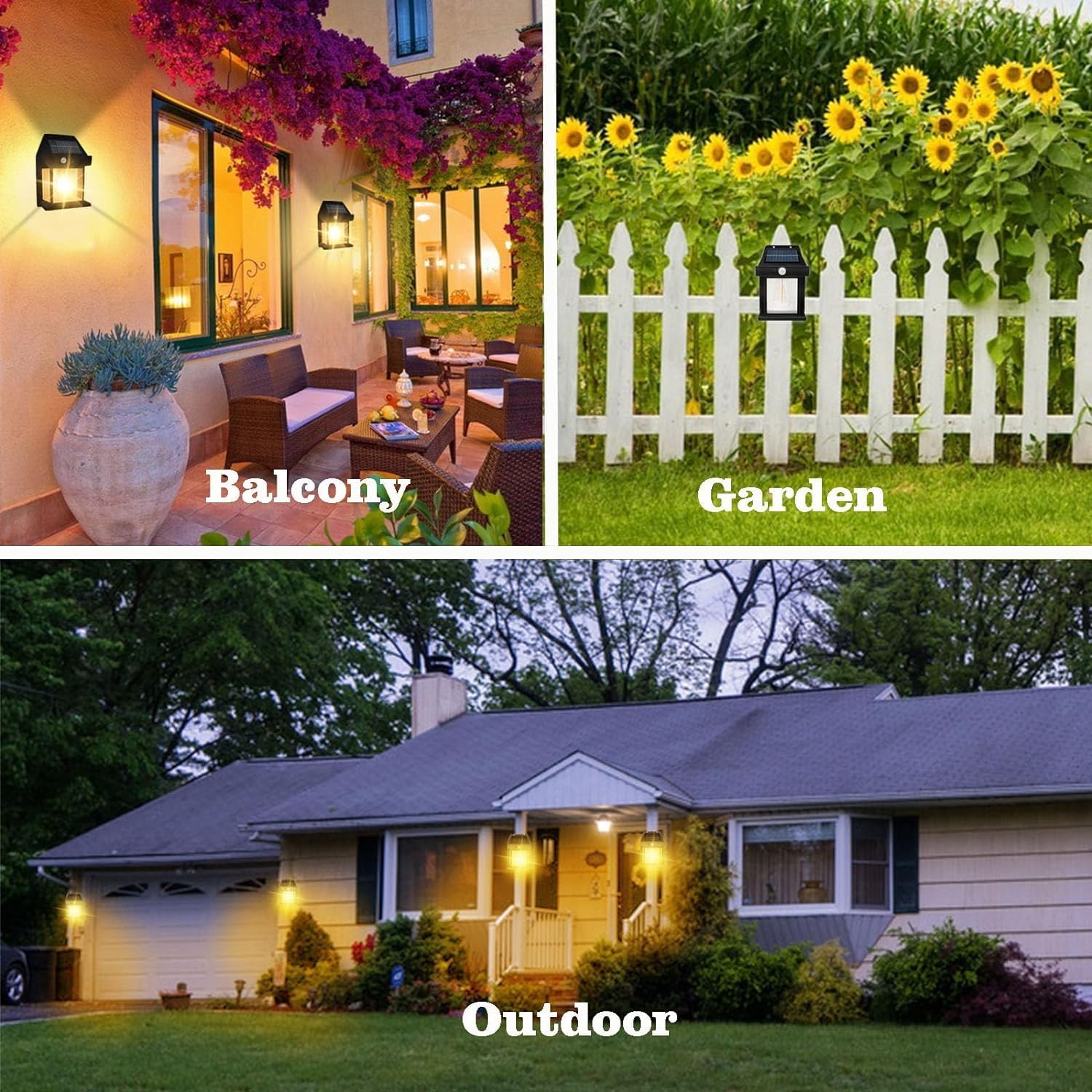 Solar Sensor Ligh Solar Tungsten Filament Lamp Outdoor Waterproof Intelligent Induction Wall Lamp
