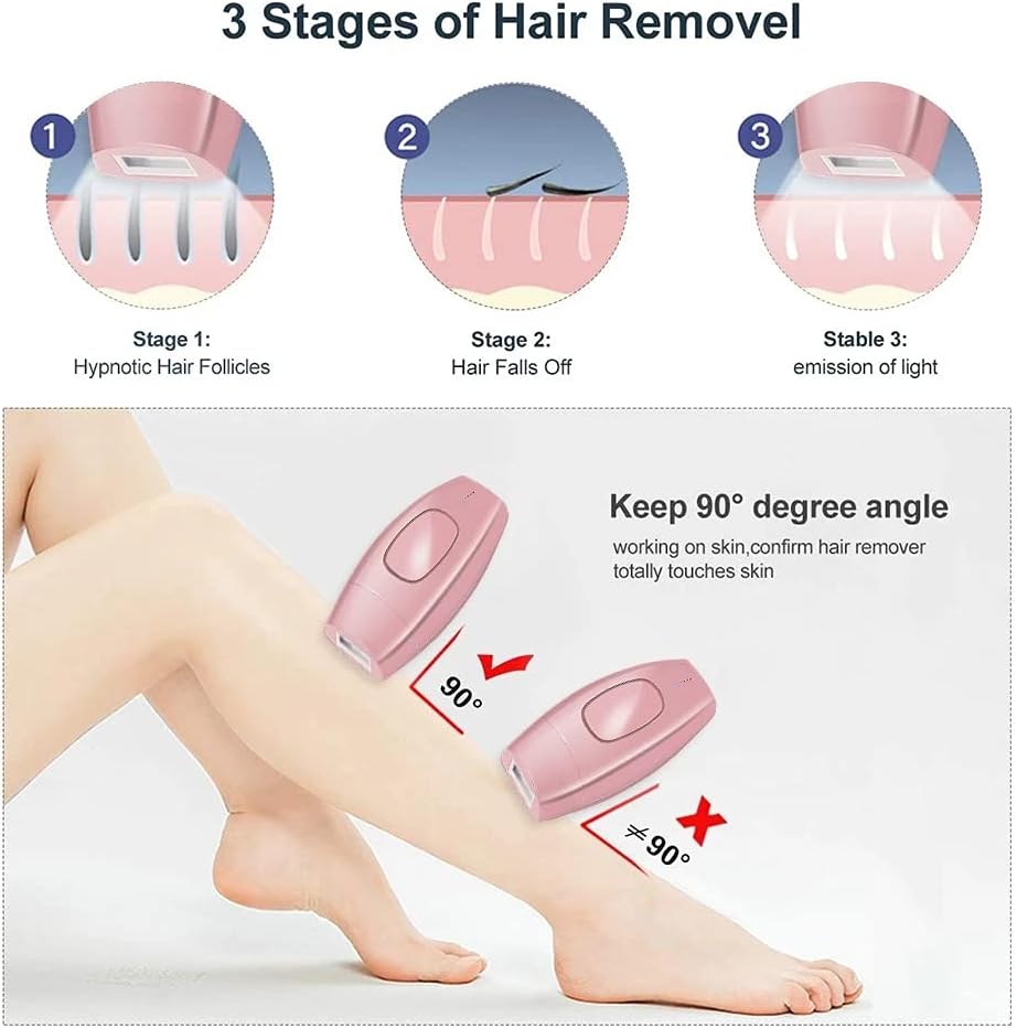Mini Ipl Laser Epilator For Men and Women Portable Laser Epilator Depilador Permanent Face Hair Removal Device for Whole Body Laser Hair Removal Device
