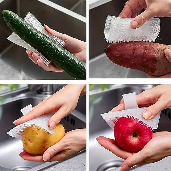 10 pc Set Fruit and Vegetable Cleaning Brush