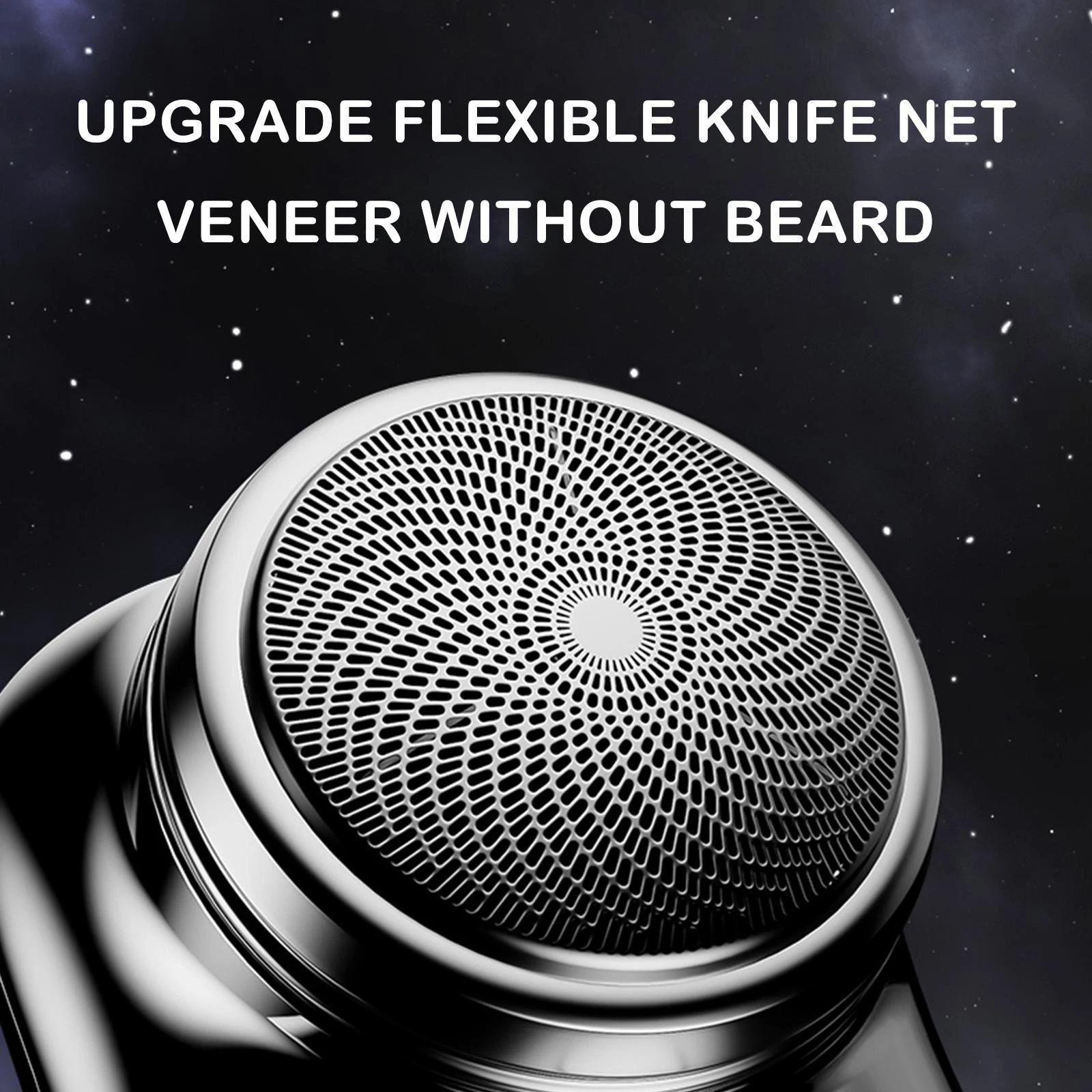 Mini Shaver 3 Blades Portable Electric Shaver Type-c Fast Charging Pocket Razor Beard Trimmer Shaving