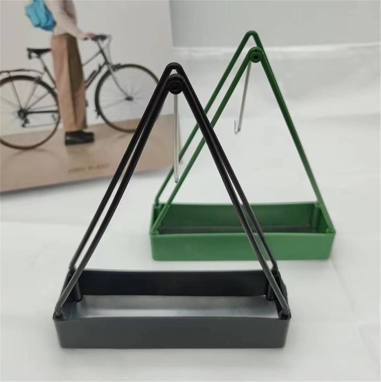 Creative Iron Mosquito Coil Holder Stable Triangular Fireproof Hanging Mosquito Coil Tray Home Supplies