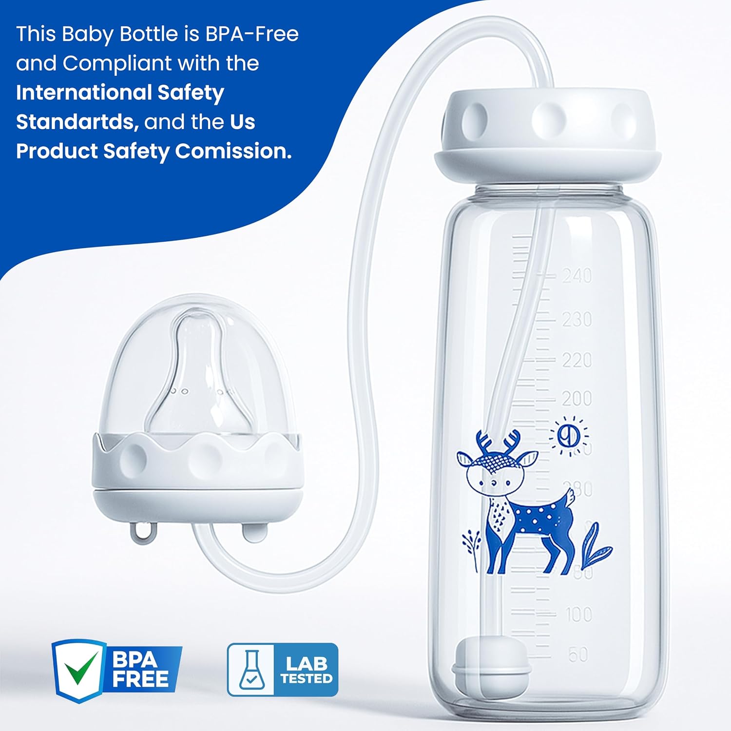 New Baby Hands Free baby Feeder 250ML
