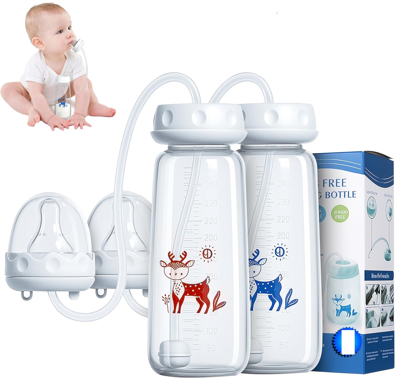 New Baby Hands Free baby Feeder 250ML