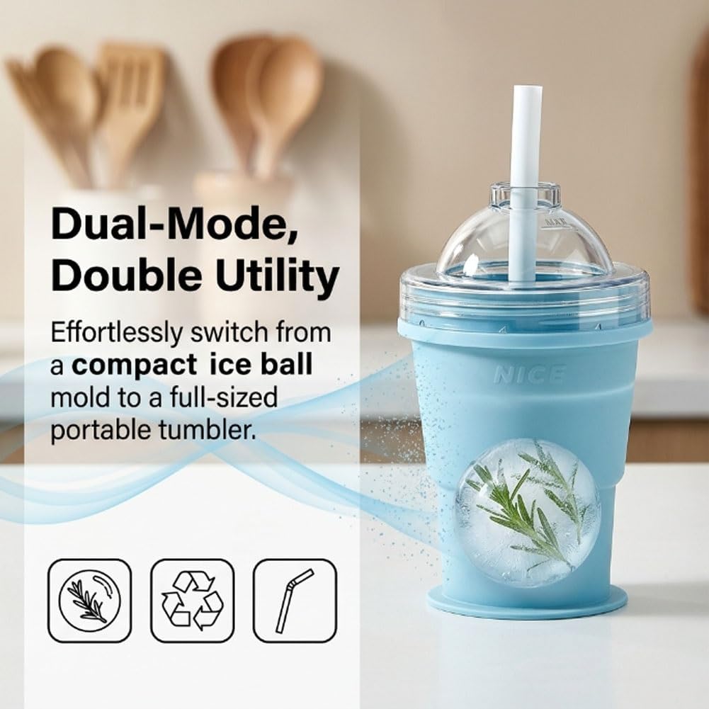325ml Portable Foldable Ice Cup