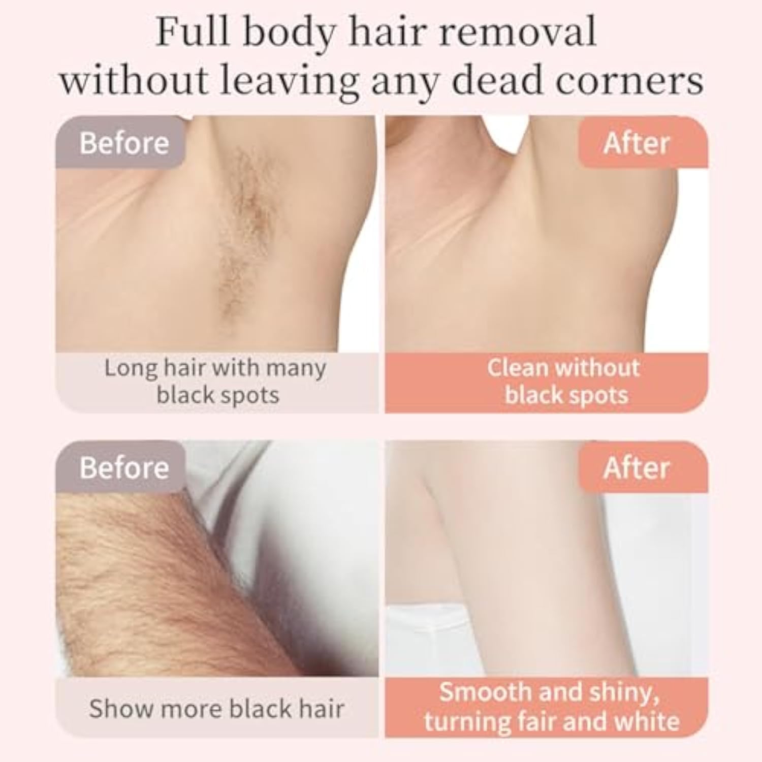 2 in 1 Dual Head Shaver Women, Electric Bikini Trimmer Wet&Dry Use Hair Removal