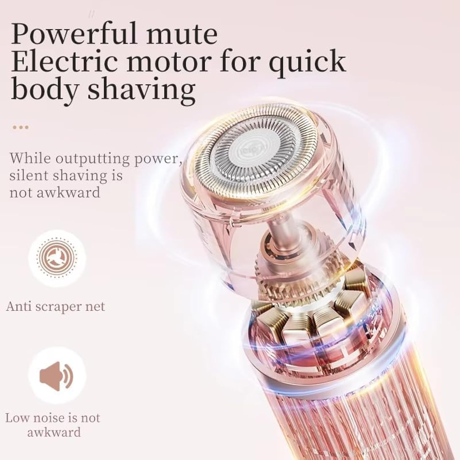 2 in 1 Dual Head Shaver Women, Electric Bikini Trimmer Wet&Dry Use Hair Removal