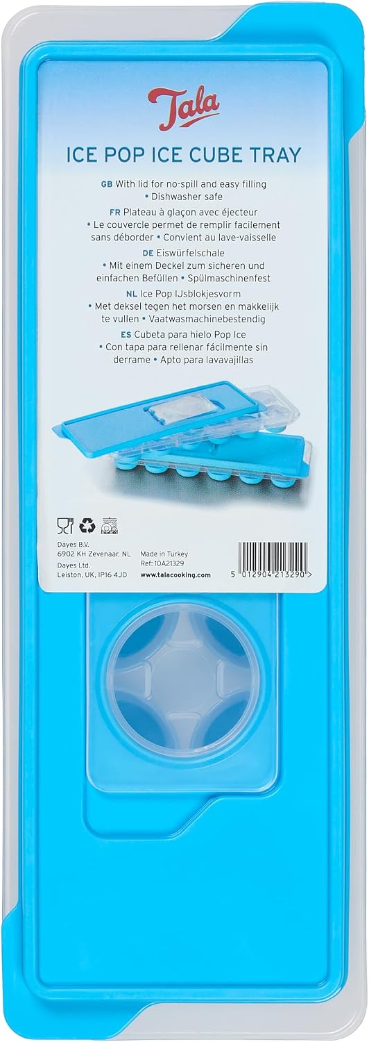 Ice Cube Tray with No-Spill Removable Lid, Quick and Easy Release Silicone Based Will Release Contents with Ease