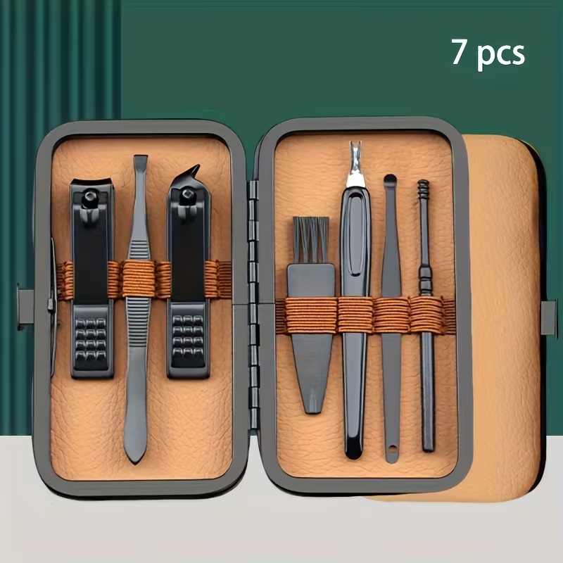 7-Piece Manicure & Pedicure Nail Care Grooming Kit