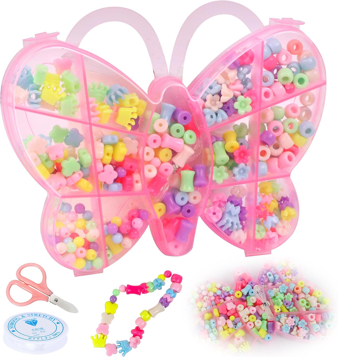 Colorful DIY Bracelet Letter Beads Set for Name Bracelets Jewelry Making Arts