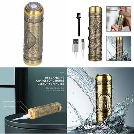 T8 Metal Body Trimmer Portable Mens Electric Shaver Beard Trimmer Usb Rechargeable Mini Face Razor Shaving Machine Facial Hair Remover For Men