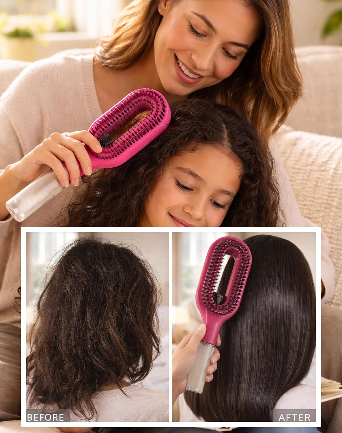 Foreign Trade Hot-Selling Styrahair Spray Comb, Multi-Functional Hair Smoothing Comb, Anti-Fly Hair, Anti-Static Massage Comb