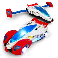 Battleship Space Car Deformation to Plane with Light and Music tittle yeh dal dena