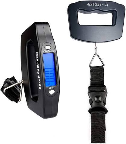 Digital Luggage Weighing Scales for Suitcase with Temperature Reading 50 Kg Capacity