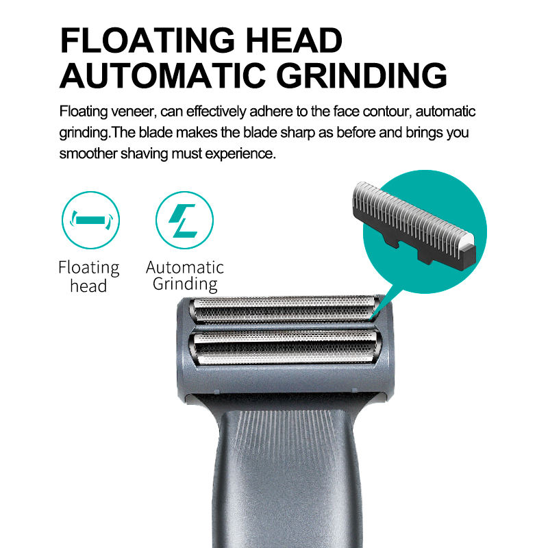 DALING 3IN1 Grooming Combo Set Floating Headutomatic Grinding Men's Electric Shaver