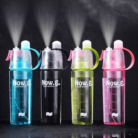 Easy to Carry School office Sports Summer Spray Water Bottle Portable Water Cooling Spray Cup Large Capacity