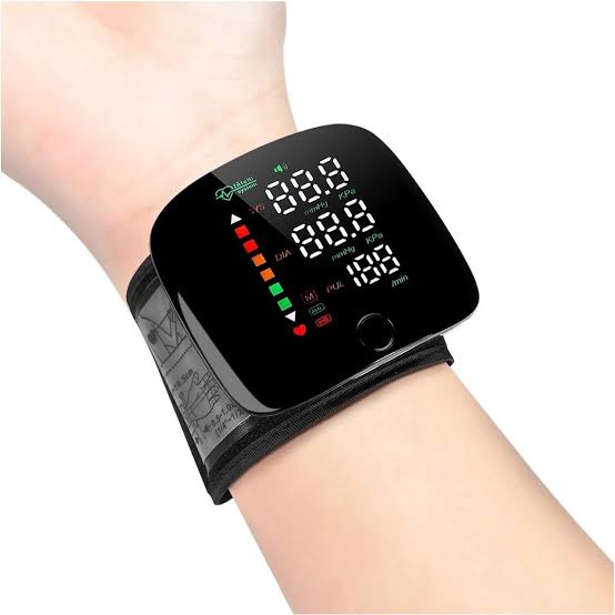 Voice Broadcast One Touch Rechargeable Wrist Blood Pressure Monitor