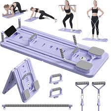 Abdominal Exercise Board Fitness Board Leg & Arm Toner Multifunctional Pilates Reformer Set Fitness Equipment for Home