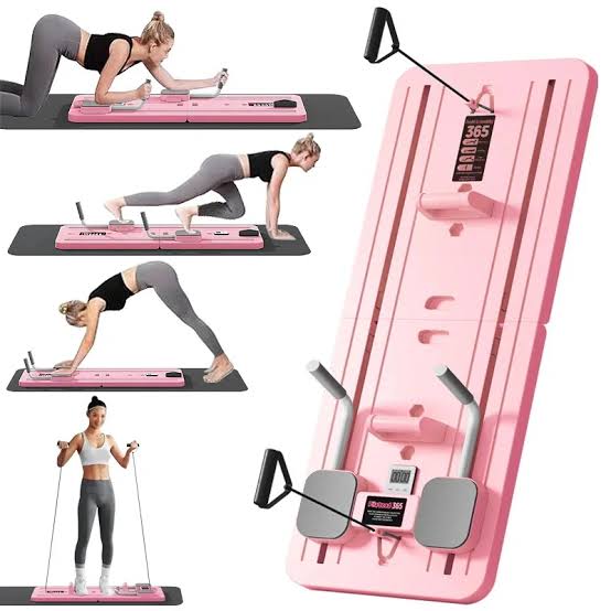 Abdominal Exercise Board Fitness Board Leg & Arm Toner Multifunctional Pilates Reformer Set Fitness Equipment for Home