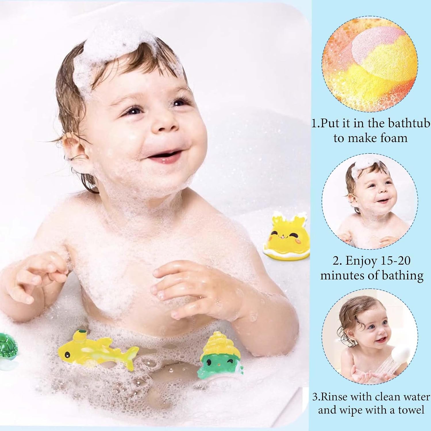 Kids Bath Bomb With Toy Inside 