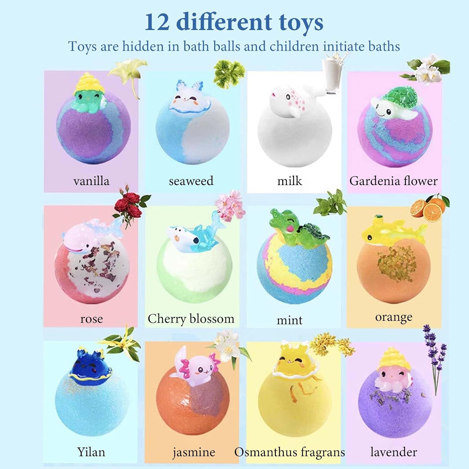 Kids Bath Bomb With Toy Inside 