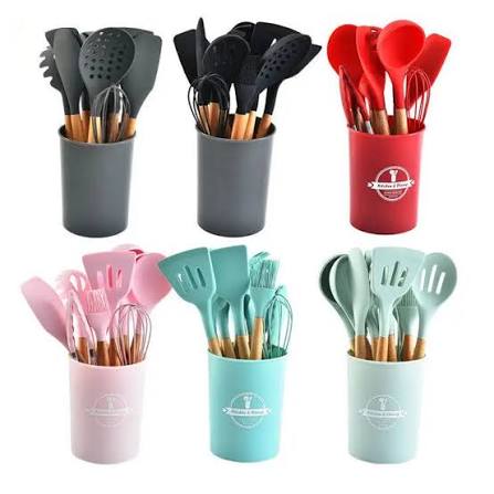 Silicone Utensils 12pcs Set