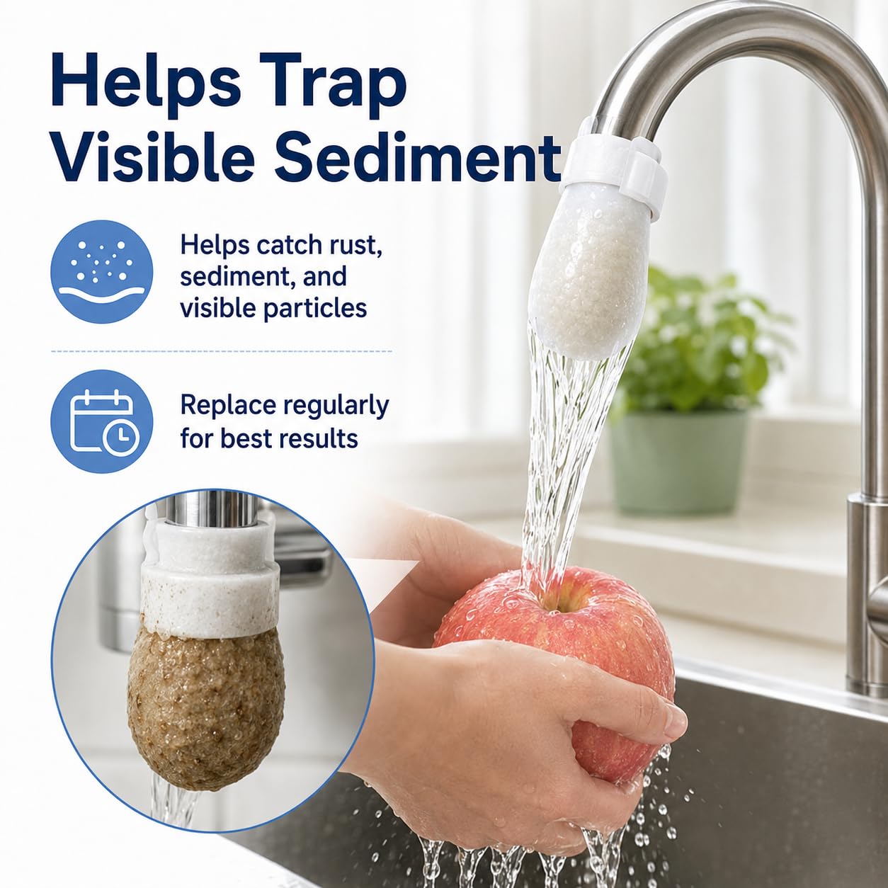 Faucet Filter Cotton Bag Pack of 10