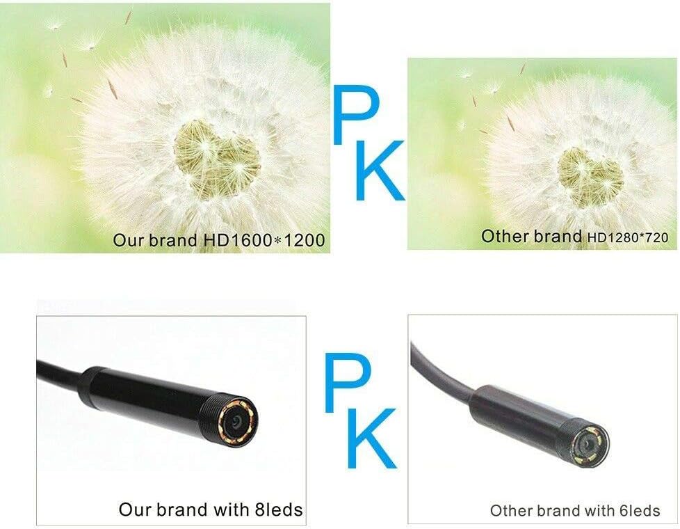 3-in-1 USB Endoscope, Type-C Inspection Camera for Industrial HD Cameras Endoscope