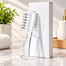 Transparent Hair Scalp Applicator Comb, Manual Scalp Stimulator, Hair Growth Scalp Massage Comb, Deep Scalp Massage Tool With 📦