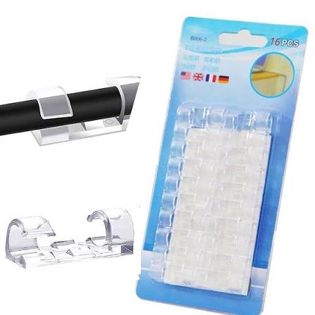 16 PC Premium Self Adhesive Wire Clips