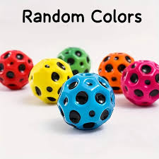 Moon Ball - Hyper Bouncy Ball - All Ages Extreme Bounce and Fun - Perfect for Active Play and Outdoor Games - Random Colors