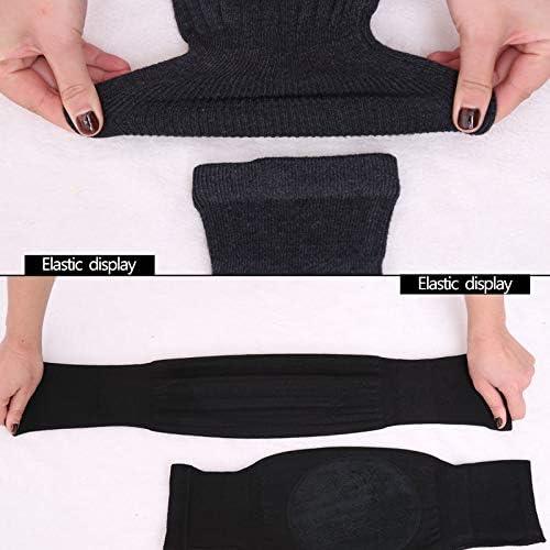 1 Pair Winter Wool Knee Pads Warm Knee Protector Wool Warmers Thickened Knee Brace