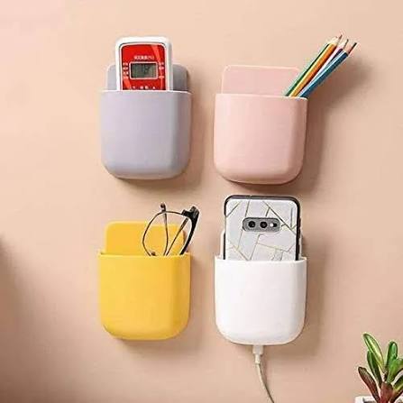 Multi function Wall-Mounted Mobile Phone Plug Holder U Shape Mobile Holder