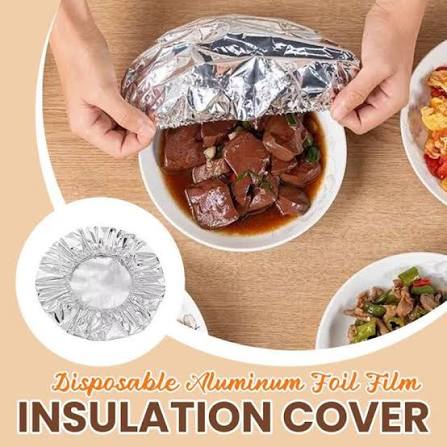 Stretchable Heat Resistant Food Insulation Aluminum Foil Food Cover