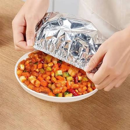 Stretchable Heat Resistant Food Insulation Aluminum Foil Food Cover